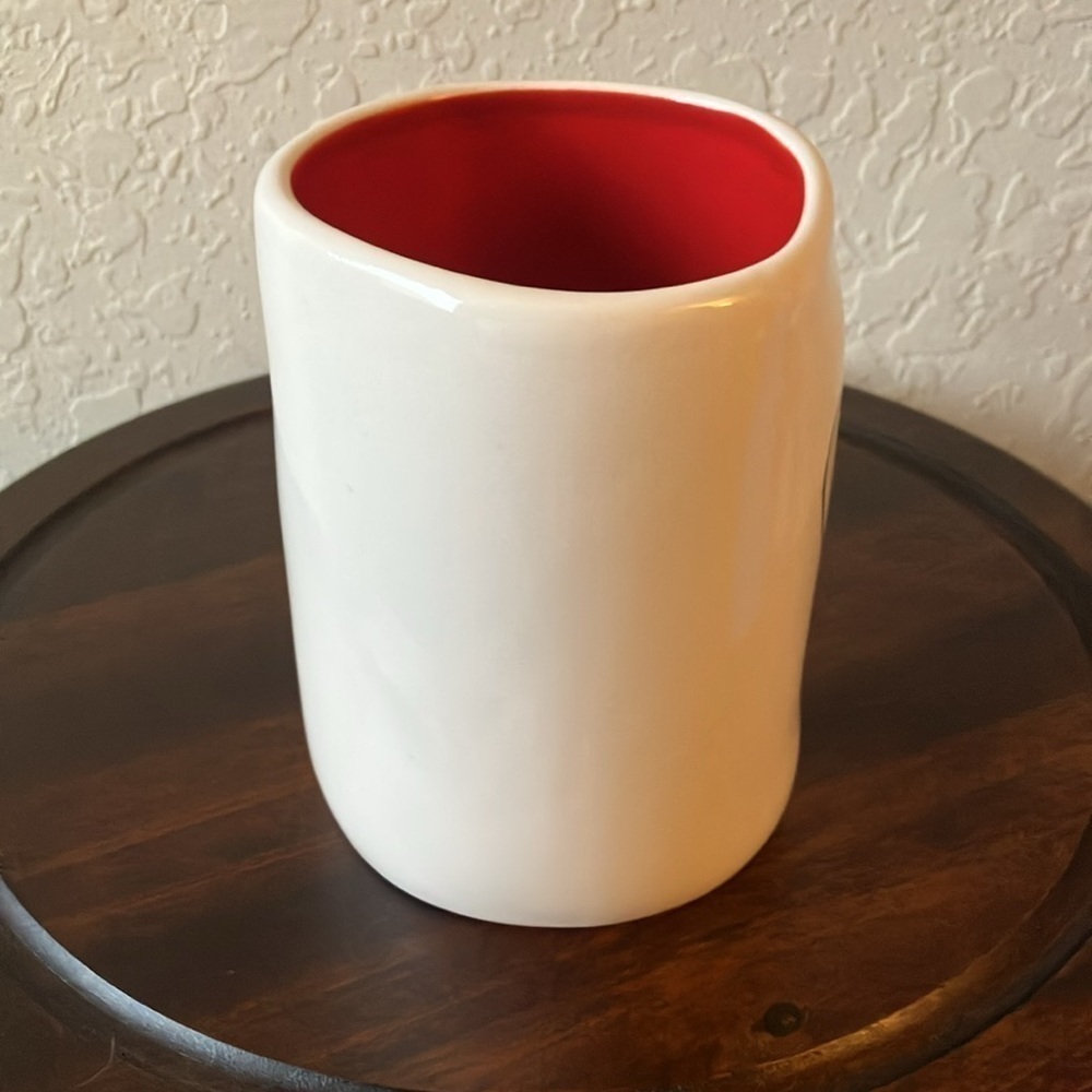 Rae Dunn: White/ Red interior Valentine Heart Mug- Coffee/Tea - Picture 5 of 16